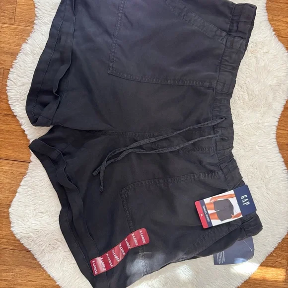 GAP tencel shorts women’s xl NWT black - Picture 6 of 10